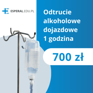 Odtruwanie alkoholowe dojazdowe 1 godzina
